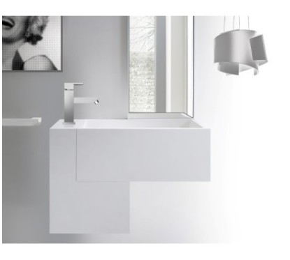 VICKY miscelatore monocomando lavabo con scarico automatico finitura cromo