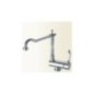 LINEA CUCINA miscelatore lavello sottofinestra con canna antica finitura cromo
