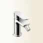 MIA Miscelatore per bidet senza scarico finitura nickel spazzolato