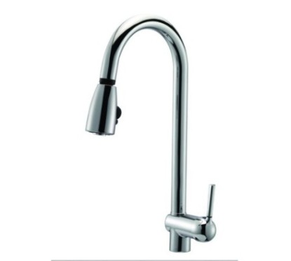 FLEX monocomando per lavello con doccia finitura cromo