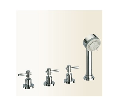 MOOD Batteria bordo vasca quattro fori