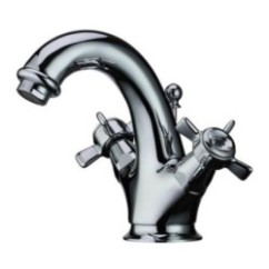 BIJOU monoblocco lavabo con scarico 1 pollice 1/4 finitura bronzo