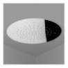 Soffione doccia ad  incasso tondo diam.300 in acciaio inox finitura satinato - circle 1600