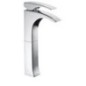 LASER Monocomando lavabo alto con piletta click-clack finitura cromo
