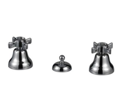 BIJOU batteria bidet 3 fori con scarico 1 pollice 1/4 finitura rame