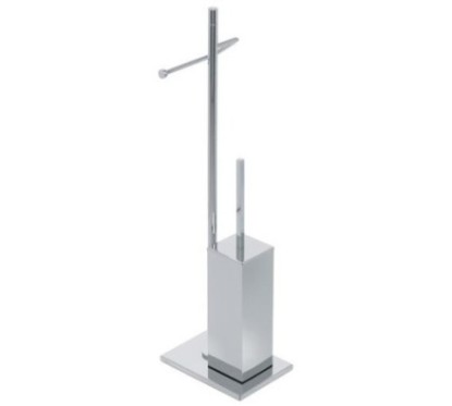 ZENITH Piantana porta rotolo e porta scopino