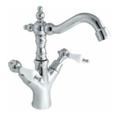 IRIS monoforo bidet con scarico finitura cromo