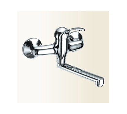 LINEA CUCINA Miscelatore per lavello a parete finitura vecchio bronzo