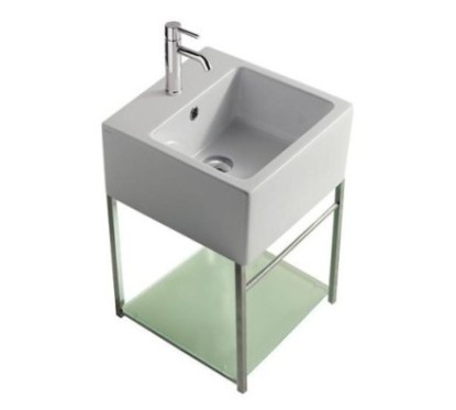 PLUS DESIGN lavabo 40x40 con foro