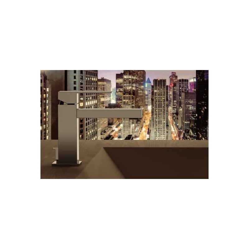 SKYLINE monocomando lavabo con scarico finitura cromo