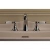 RETRO' Batteria lavabo con bocca alta e scarico finitura cromo