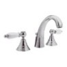 RETRO' Batteria lavabo con bocca alta e scarico finitura cromo