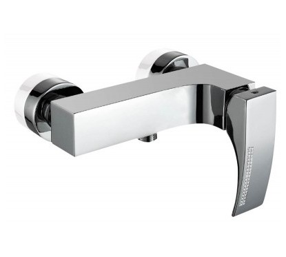 CRYSTAL Monocomando doccia esterno senza kit doccia finitura cromo