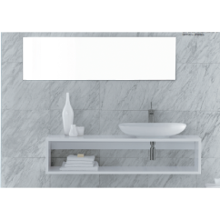CLEAR lavabo semi ovale da appoggio/sospeso 66 cm