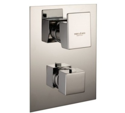 THERMO Termostatico doccia incasso con deviatore da una a cinque uscite finitura cromo