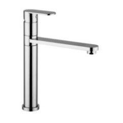 HITECH Miscelatore canna girevole leva e canna piatta