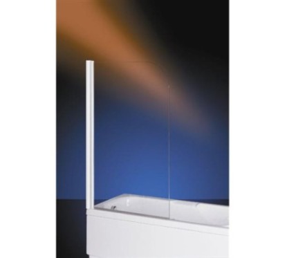 FLIPPER1 coprivasca 1 anta finitura bianco 68/70 cm trasparente (misura 68/70 h.140)