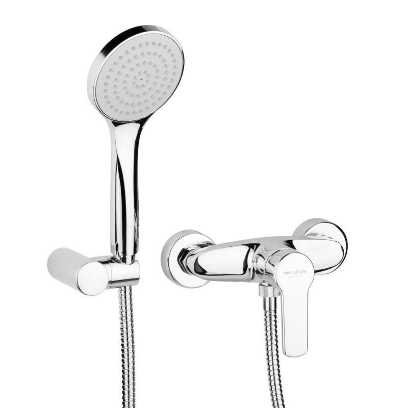 YUMA Monocomando doccia esterno con kit doccia finitura oro