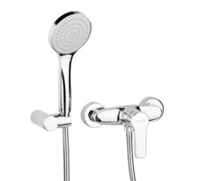 YUMA Monocomando doccia esterno con kit doccia finitura oro