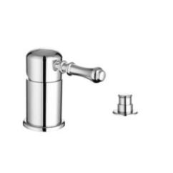 DALI' Monocomando bordo vasca con deviatore finitura dark bronze