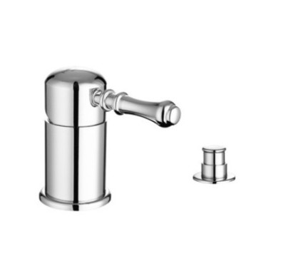 DALI' Monocomando bordo vasca con deviatore finitura dark copper