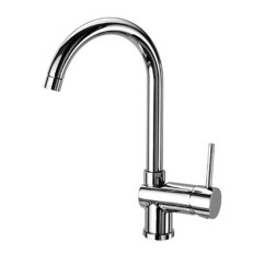 LINEA CUCINA miscelatore lavello con canna alta "Simply" finitura cromo