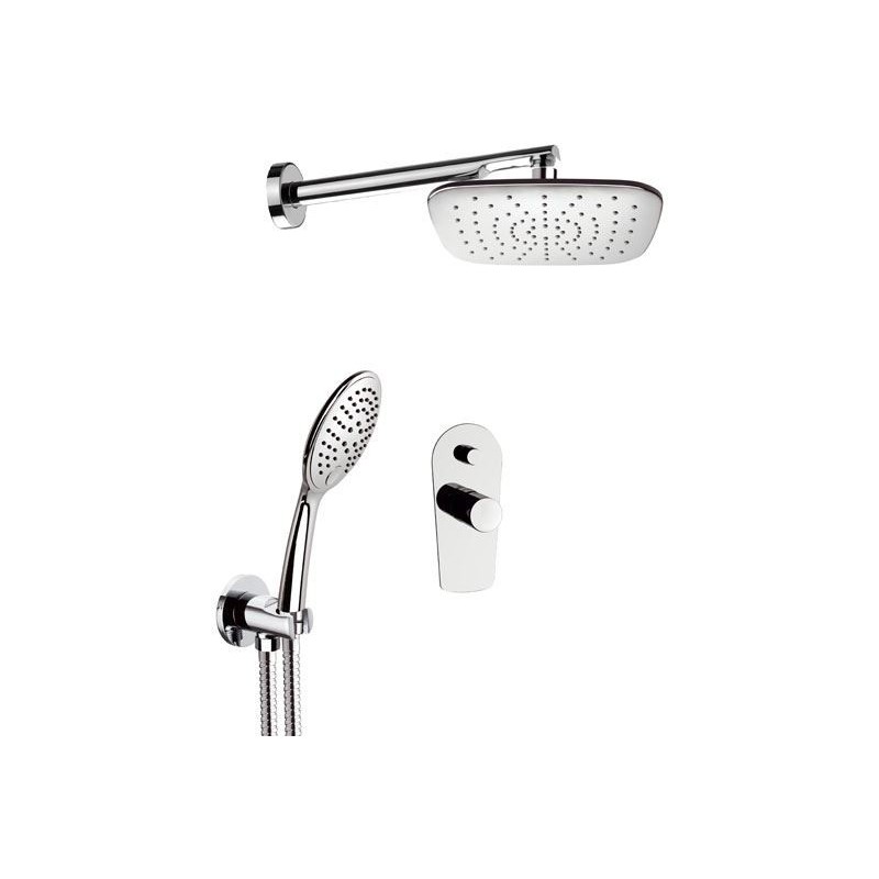 FUSION Set doccia completo finitura cromo