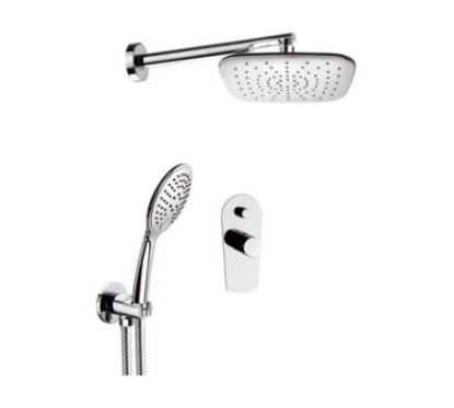 FUSION Set doccia completo finitura cromo