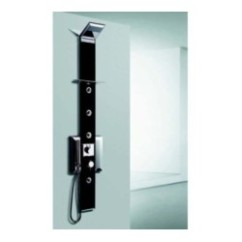 PRISMA pannello doccia monocomando 185 finitura nero