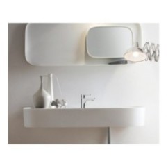 JOLIE Set miscelatori per lavabo e bidet con scarico finitura cromo