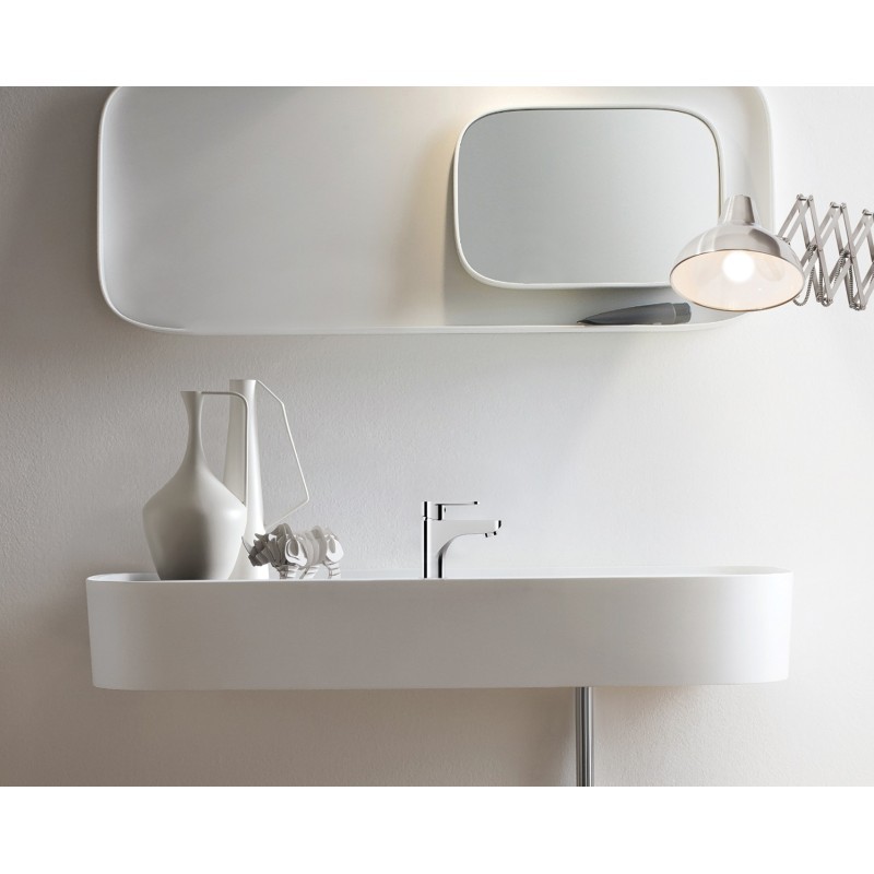 JOLIE Set miscelatori per lavabo e bidet con scarico finitura cromo