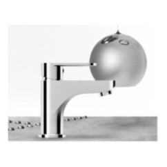 JOLIE Set miscelatori per lavabo e bidet con scarico finitura cromo