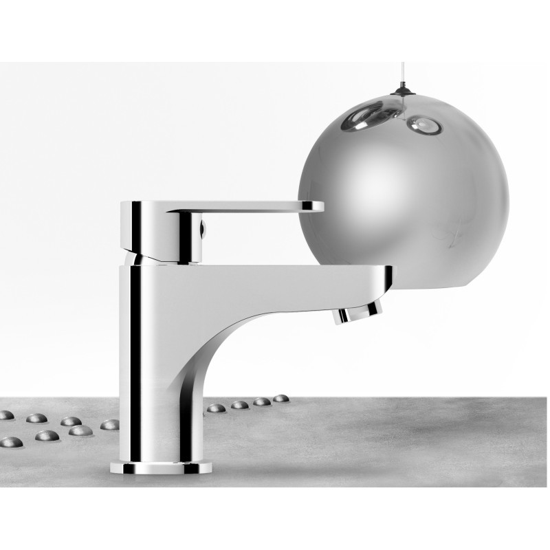 JOLIE Set miscelatori per lavabo e bidet con scarico finitura cromo
