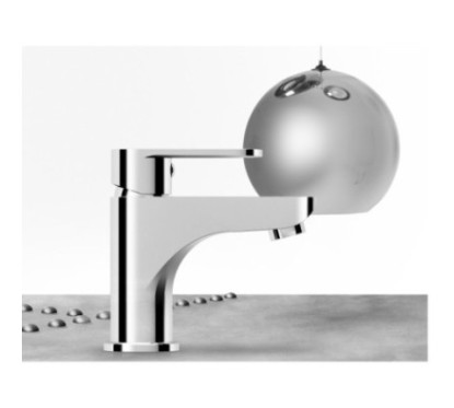 JOLIE Set miscelatori per lavabo e bidet con scarico finitura cromo