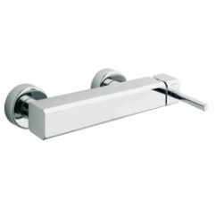 P-QUADRO rubinetto monocomando doccia esterno con Duplex