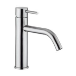 SOURCE miscelatore lavabo in acciaio inossidabile satinato