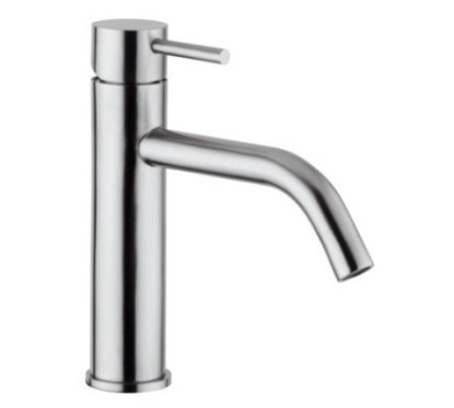 SOURCE miscelatore lavabo in acciaio inossidabile satinato