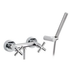 JAX Gruppo doccia esterno con kit doccia finitura cromo