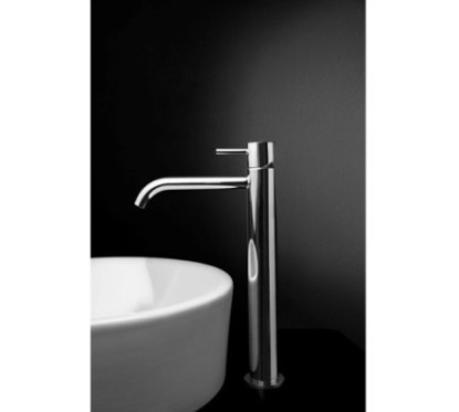 TONDì Monocomando lavabo alto senza scarico finitura cromo