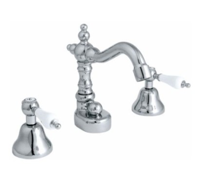 IRIS batteria bidet con scarico finitura cromo