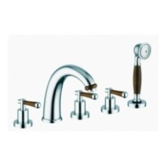 ROAMING MONOLEVA bordo vasca 5 fori finitura cromo