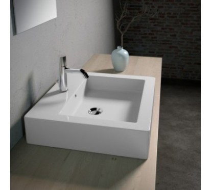 VESNA lavabo da appoggio/sospeso 53 x 48.5 cm