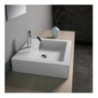 VESNA lavabo da appoggio/sospeso 53 x 48.5 cm