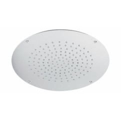 Soffione tondo diam.400 in acciaio da incasso