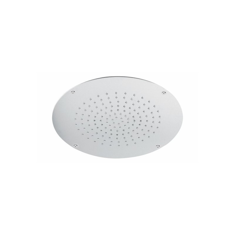 Soffione tondo diam.400 in acciaio da incasso