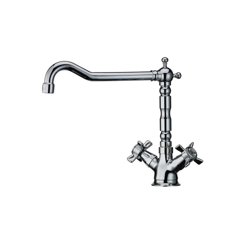 BIJOU monoforo lavello bocca stilizzata finitura bronzo