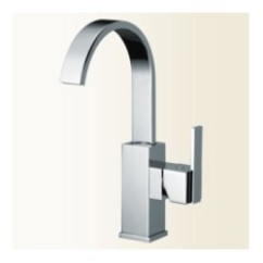 KLIP miscelatore monocomando lavabo senza scarico finitura nickel spazzolato