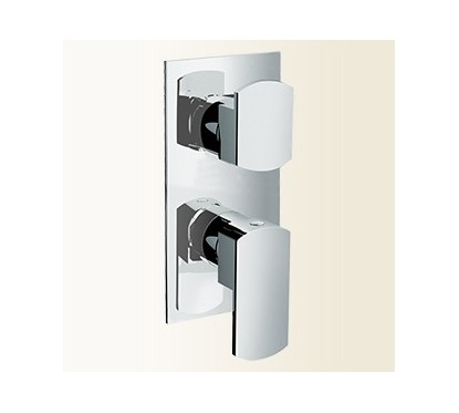 SOPHIE miscelatore monocomando doccia/vasca incasso con deviatore 4 uscite finitura cromo