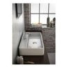 TRATTO Lavabo da appoggio monoforo Rettangolare 80