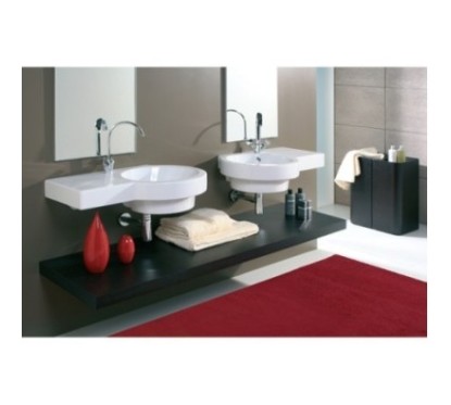 TUTTO-EVO lavabo sospeso 75 dx